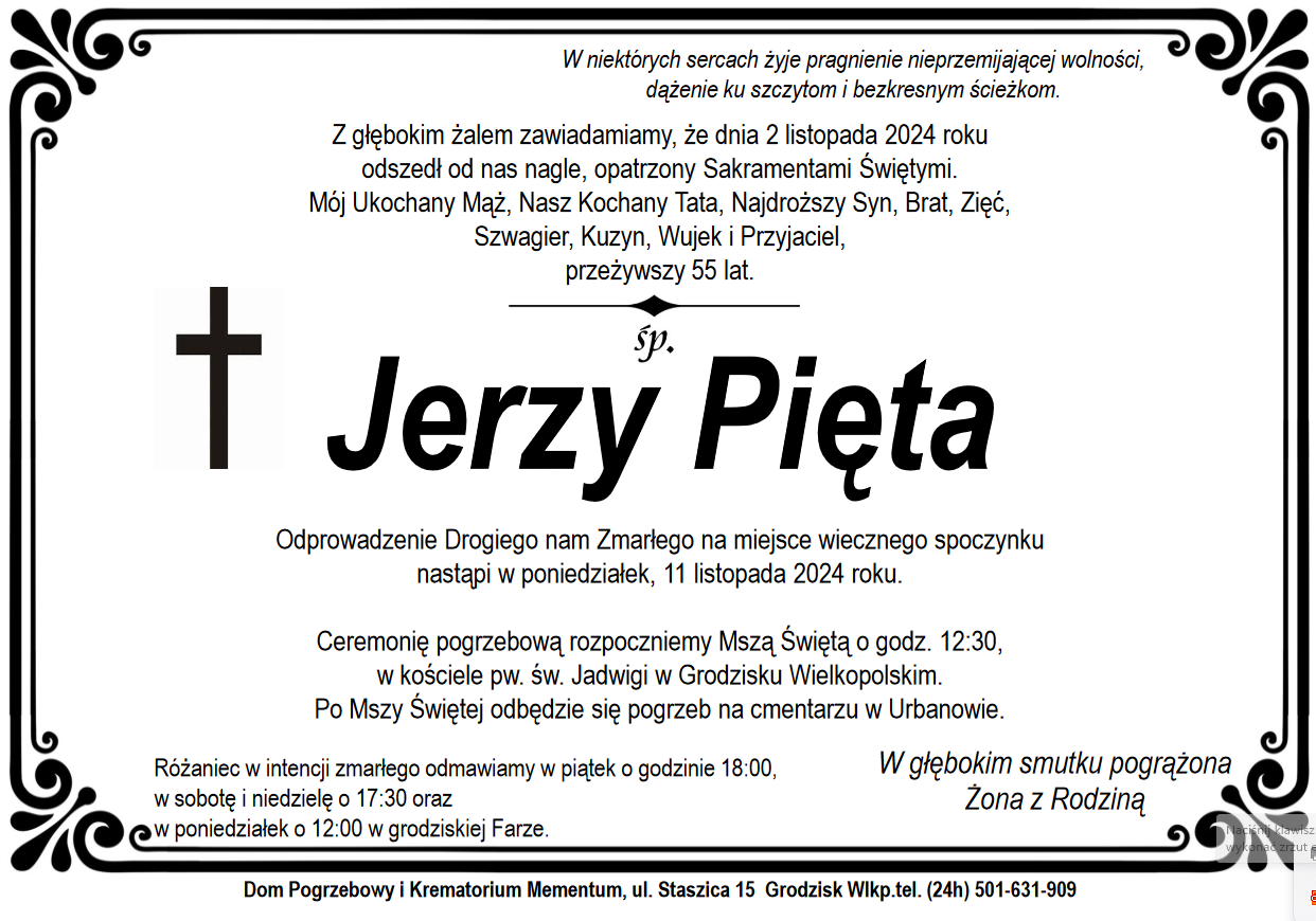 Śp. Jerzy Pięta