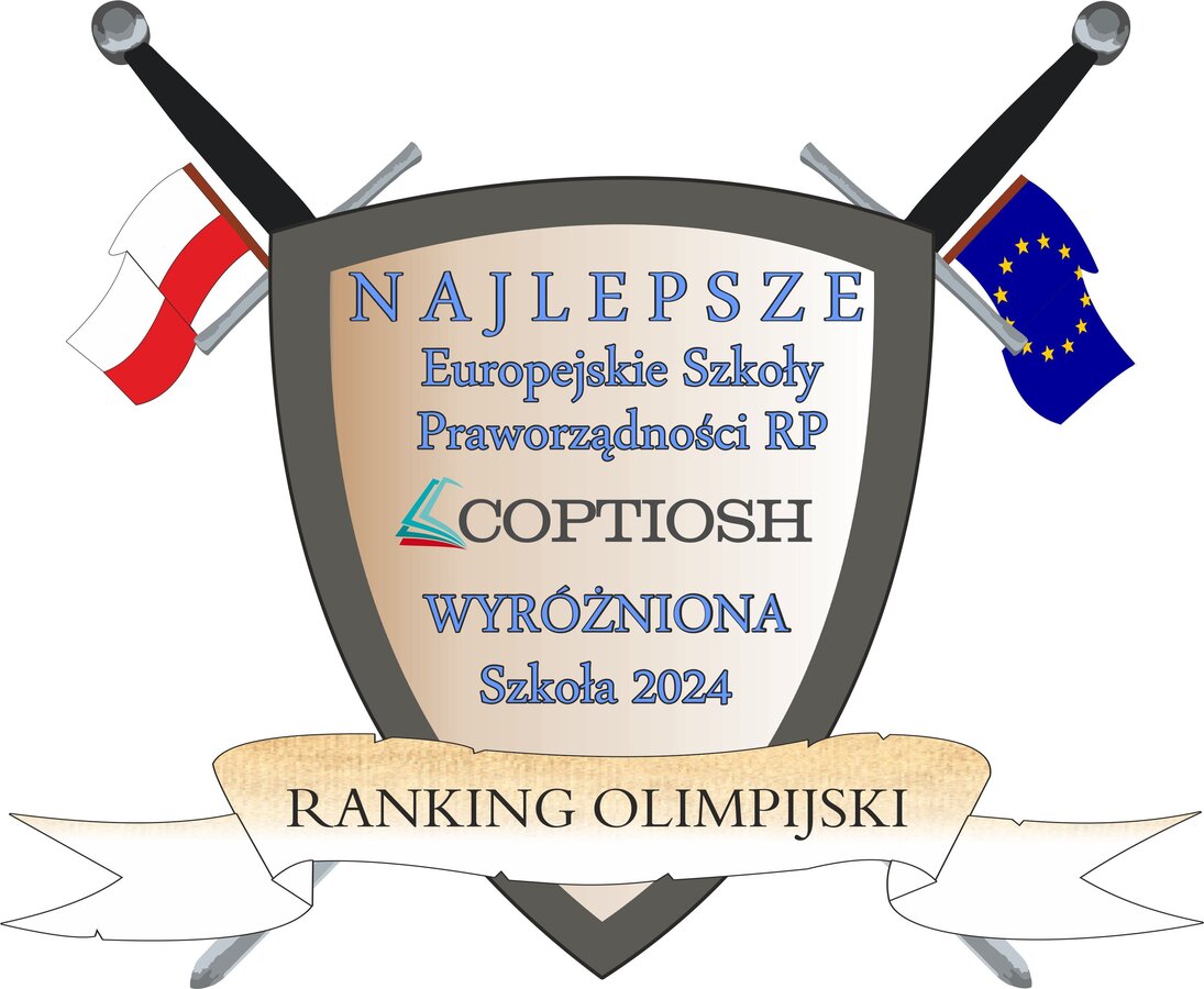 XIII Ranking Olimpijski Europejskich Szkół Praworządności RP 2024