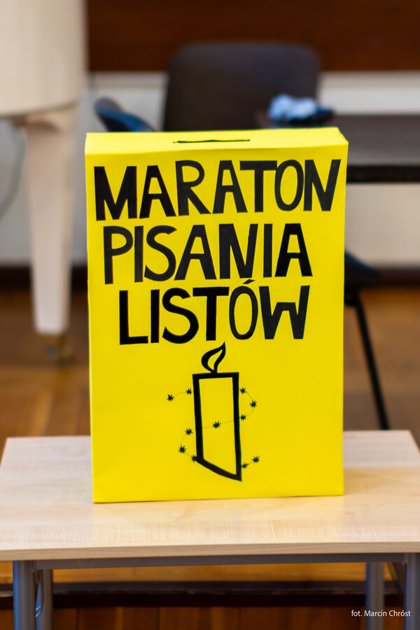 Maraton pisania listów z Amnesty International