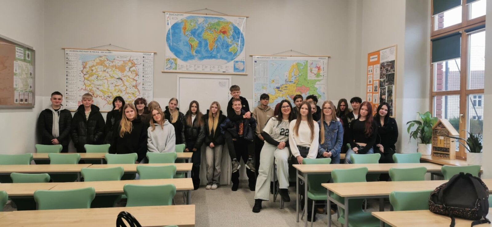 Europejska lekcja w murach naszego liceum –  kolejne spotkanie z ósmoklasistami.