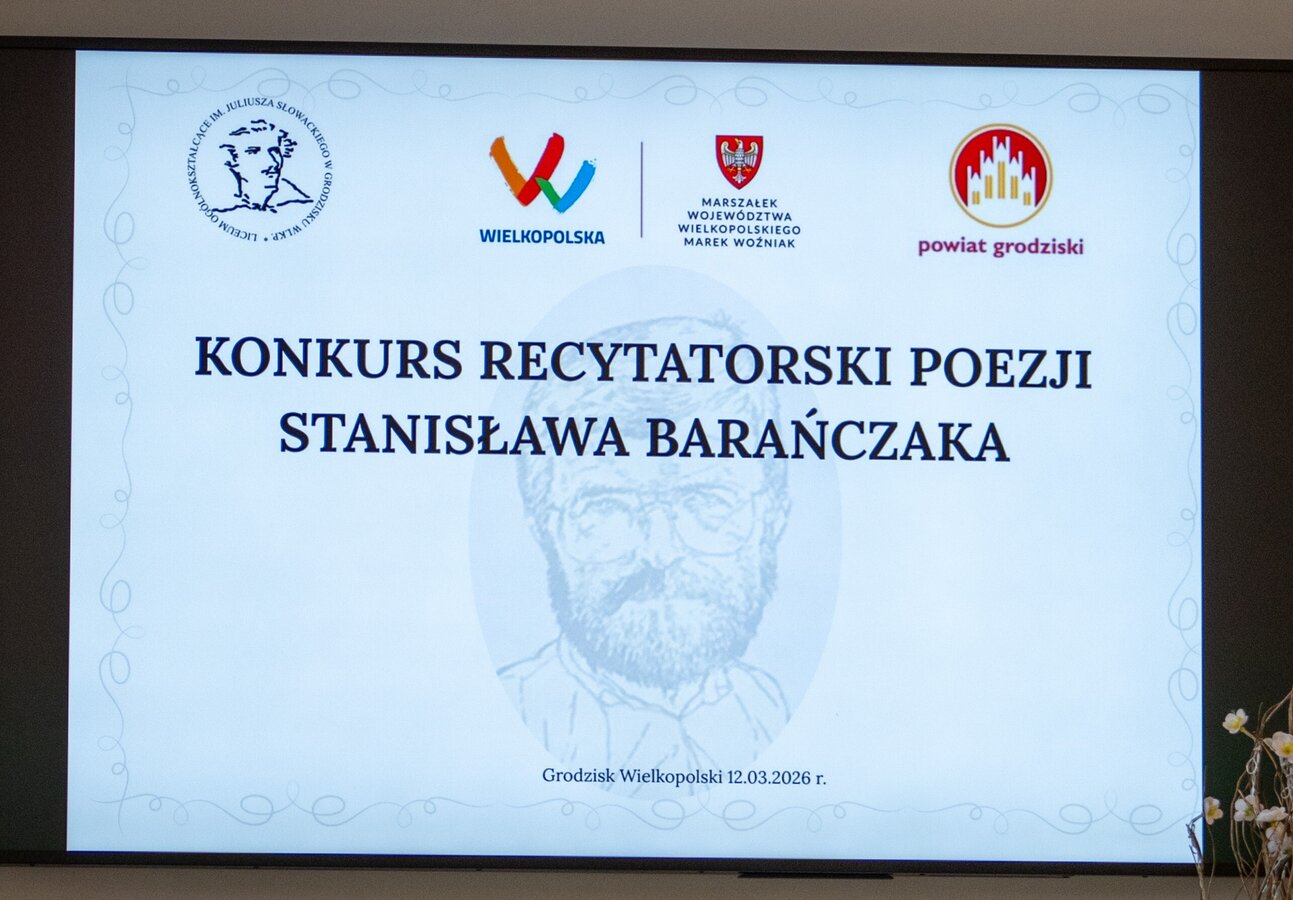Powiatowy Konkurs Recytatorski Poezji Stanisława Barańczaka