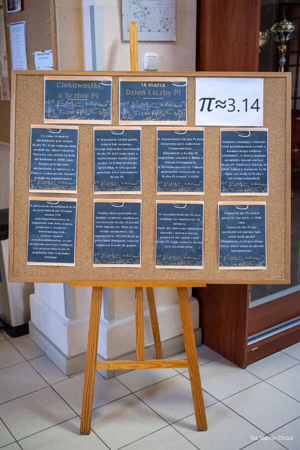Pi Quiz 2026 – szkolny konkurs wiedzy o liczbie π.